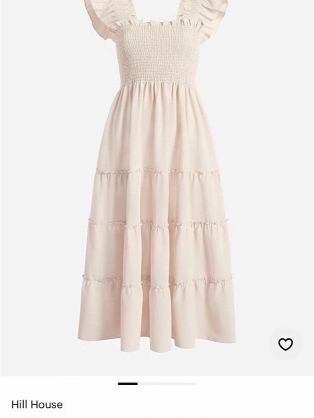 Hill House Home Ellie Nap Dress sand crepe XS